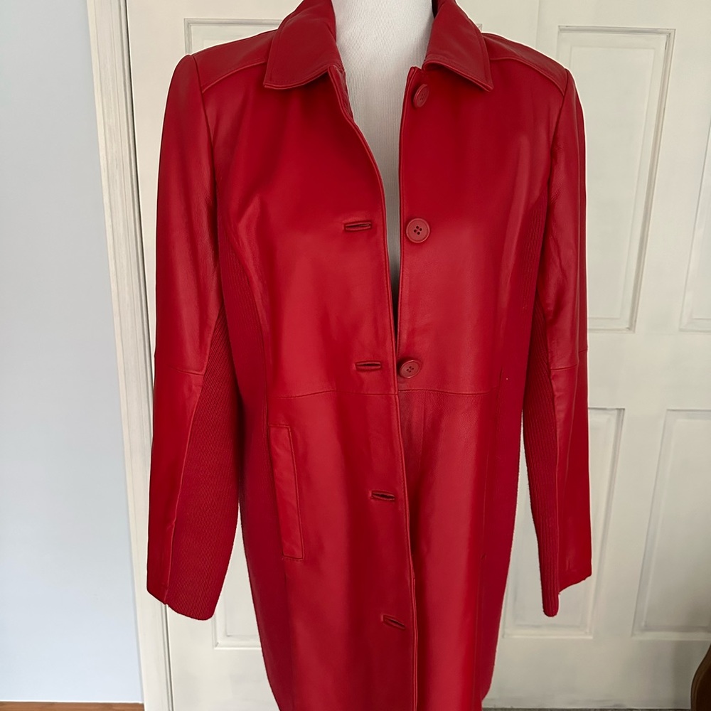 Louis Dell’Olio Linea Lambskin Red Jacket